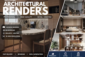 create photorealistic interior renders