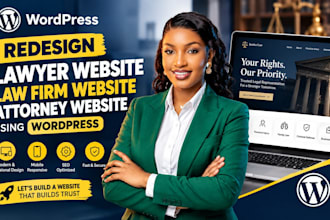 redesign lawyer website law firm website attorney website using wordpress