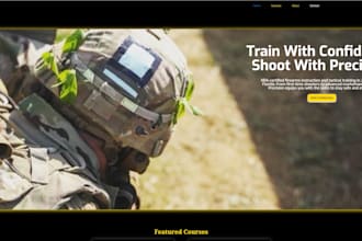 design a professional modern website for your small business