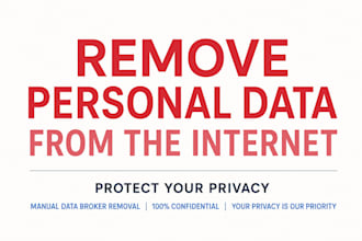 remove your personal information from google for privacy protection