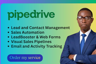 set up and automate your pipedrive CRM sales pipeline