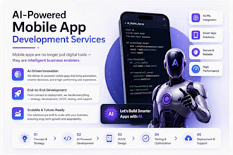 develop ai mobile app, ai agent chatbot app, ai integration, ai app developer