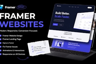 develop framer website framer animation fix framer website design
