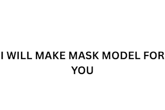 make your 3d mask model