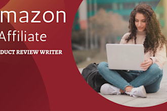 write SEO amazon affiliate product reviews and articles