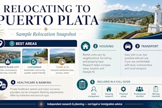 create a personalized relocation plan for your move abroad