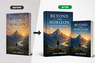 convert ai generated hardcover paperback book cover into print ready vector file