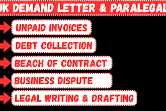 draft a professional demand letter as an experienced paralegal