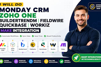 do monday crm zoho one buildertrendm fieldwire quickbase workiz make integration