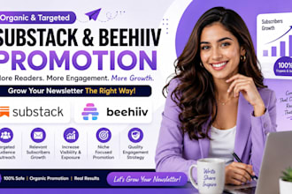 do organic substack promotion, beehiiv, substack subscribers,substack newsletter