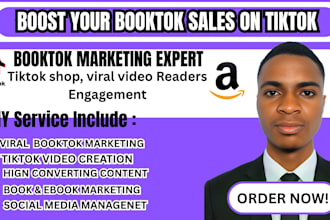create booktok tiktok video promotion booktok promotion