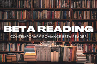 be your contemporary romance beta reader dark romance beta reader fantasy reader