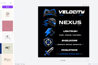 make a gaming logo