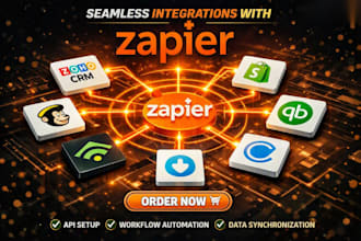 integrate zapier with shopify calendly klaviyo mailchimp  zoho crm quickbooks