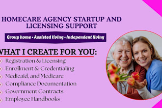 do home care agency registration, medicaid enrollment, license application