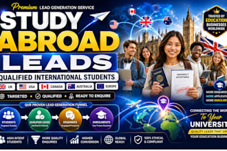 uk student leads study abroad marketing international student recruitment ads