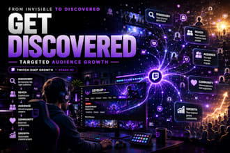 promote your twitch channel and grow your audience organically