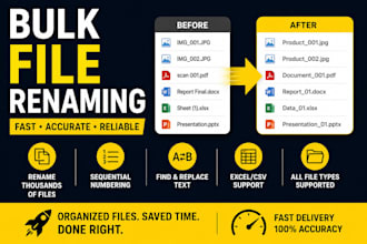 bulk rename up to 10,000 files