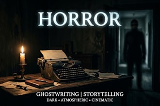 craft immersive horror stories with strong pacing and emotion