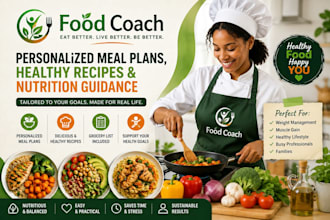 create personalized meal plans, healthy recipes