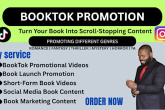 create engaging booktok videos to promote your book