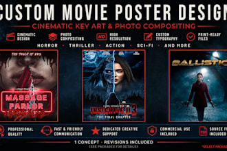 create a professional cinematic movie poster