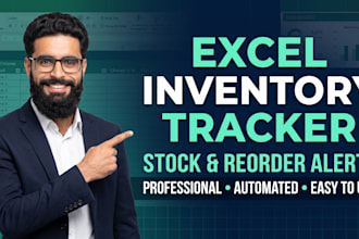 create an excel inventory tracker and reorder planner