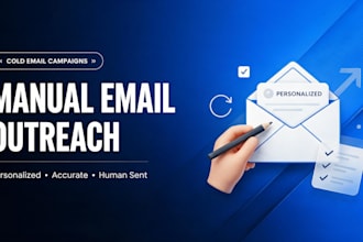 manually send personalized emails for cold outreach and lead generation