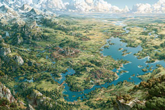 draw map illustration map design fantasy map illustration