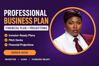 write business plan, business plan writer, financial plan and projections