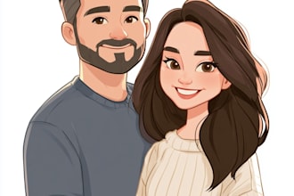 make a disney cartoon illustration