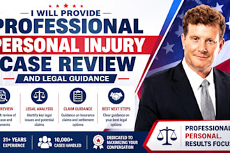 provide professional personal injury case review and legal guidance
