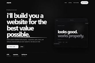 custom website development for the best value possible