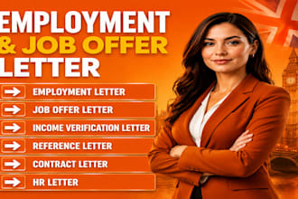 create a UK employment letter for visa or mortgage letter