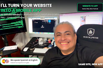 convert your website into a mobile app