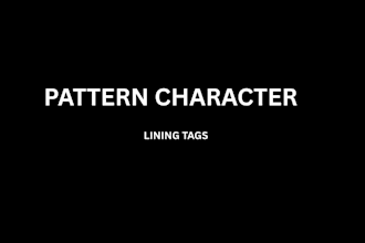 do pattern character edges for input and output line