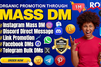 send instagram mass dm, facebook mass dm, whatsapp bulk message, tiktok mass dm