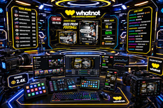set up whatnot obs for vertical streams, sport card breaks and live auctions