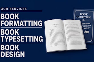 book formatting typesetting book layout design and amazon kdp book publishing