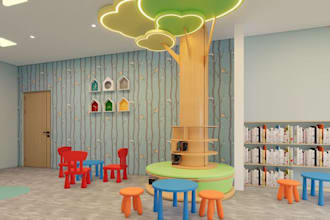 space planning for preschool interior,classroom design,functional kindergarten