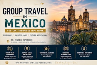 design a custom mexico travel itinerary