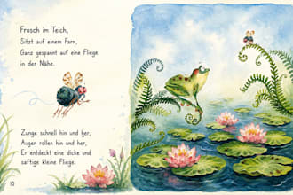 cartoon aquarell storybook art kinderbuch illustration