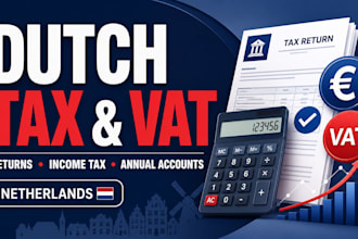 help with dutch income tax, vat, tax returns, annual accounts and compliance