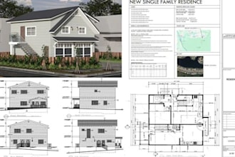 create city permit drawings and 2d floor plans