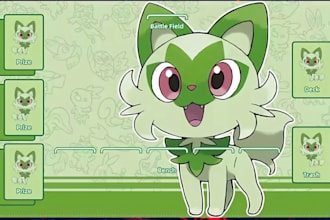 design custom playmat for pokemon, tcg, mtg, yugioh, anime, board game