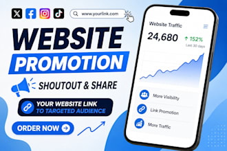 promote shoutout share website link to 207m USA UK de audience fb ig x tiktok