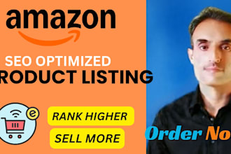 write SEO amazon product listing  and product description