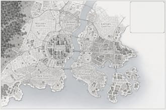 design wayfinding map, visitor map, resort map and park map, navigation map