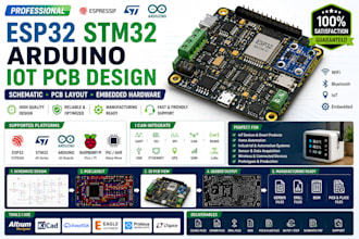 esp32 stm32 arduino iot pcb and embedded hardware