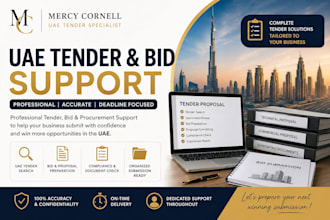 provide professional uae tender, bid and procurement support